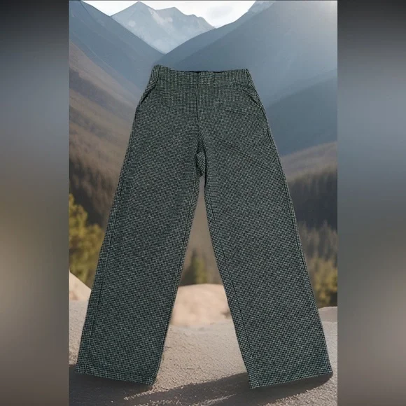 Max Studio London Black & White Houndstooth Dress Slacks Pants Womens Size XS - Picture 3 of 13